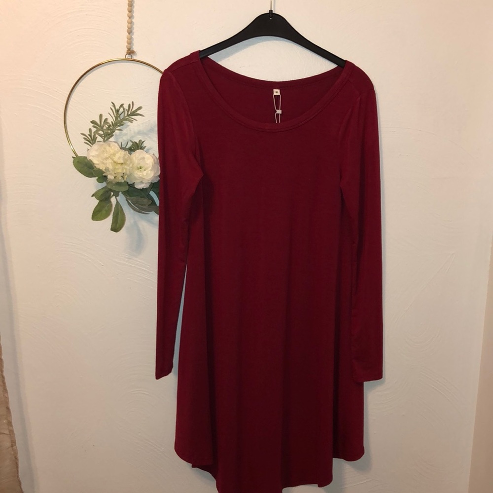 Dearcase Longsleeve Midi T-shirt Dress